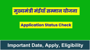 Mukhyamantri Maiya Samman Yojana Status